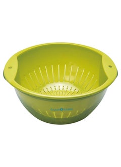 Buy Plastic rice and Vegetables strainer, Rice, Vegetables and fruits strainer, Green, Size 25 Cm in Saudi Arabia