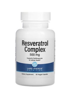 Buy Lake Avenue Nutrition, Resveratrol Complex, 500 mg, 60 Veggie in Egypt