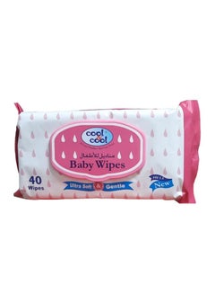 Buy Cool & Cool baby Wipes 40's in UAE