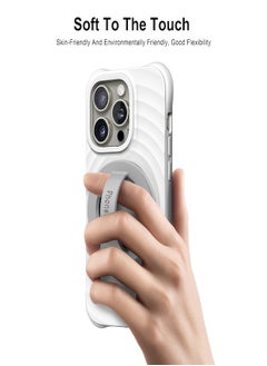 Buy A mobile phone grip designed specifically for the iPhone. It features a magnetic grip compatible with MagSafe Grey in Saudi Arabia