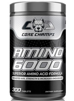 Buy Corechamps Amino 6000, Dietary Supplement, 300 Tablets in UAE