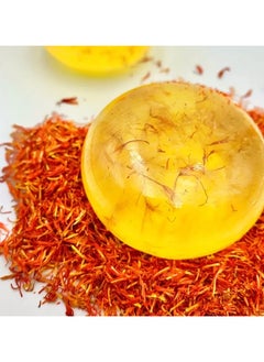 اشتري Luxurious Saffron Handmade Soap - Deep Cleansing, Moisturizing, and Nourishing Body and Face Soap for Soft, Radiant Skin - Gentle Oil Removal, Suitable for All Skin Types في الامارات