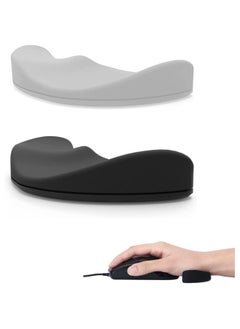 Buy 2pcs Ergonomic Gliding Palm Rest, Sliding Palm Rest That Moves with the Mouse, Mouse Wrist Rest Support Relieve Wrist Pain Suitable for Office in UAE