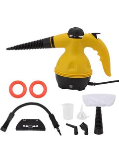 Buy Handheld Steam Cleaner, High Temperature Pressurized Steam Cleaning Machine for Kitchen Sofa Bathroom Car Yellow in Saudi Arabia