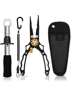 Buy Fishing Pliers, Gear, Fish Control, Multi-purpose Firm Lip Grabber, Stainless Steel and Anti-corrosion Coating, Accessories, Sheath Storage, Gifts for Men in UAE