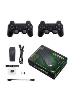 Buy Video Game Console, Built-in 10000+ Games, Retro handheld Game Console, 4K High Definition HDMI Output for TV with Dual 2.4G Wireless Controllers in Saudi Arabia