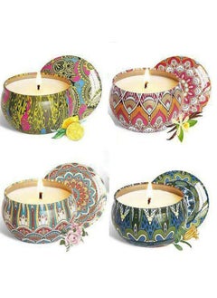 Buy Elegant candles 4 pieces random shapes in Egypt