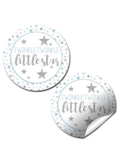 Buy Twinkle Twinkle Little Star Boy Baby Sprinkle Baby Shower Thank You Sticker Labels 40 2" Party Circle Stickers By Amandacreation Great For Party Favors Envelope Seals & Goodie Bags in Saudi Arabia