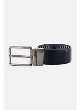 Buy Men Leather Belt, Black in UAE