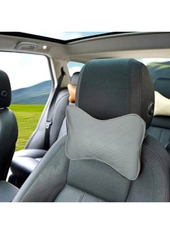 Buy 2 Pieces Head and Neck Rest Made of High Quality Leather–AM-06 in Egypt