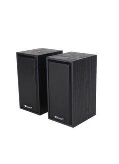 Buy Multimedia Speakers 3Wx2 For Mobile Computer Tab USB 2.0 With Volume Control Kisonli T002A in Saudi Arabia