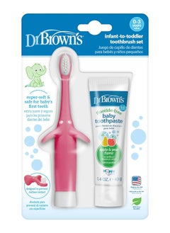 Buy Dr. Brown’s Infant-to-Toddler Toothbrush Set in UAE