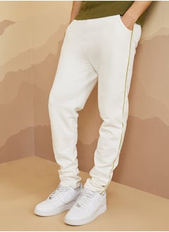 Buy Side Striped Regular Fit Joggers in Saudi Arabia