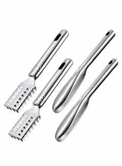 Taishi Fish Scale Remover Tool – Scraping Brush Grater For Easy Cleaning (Blue)
