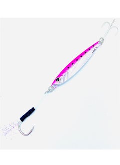 اشتري Oakura Silver Pink  Fang Jig of weight 20g and 10 Mesmerizing Colors light weight equipment for Epic Fishing Adventures في الامارات