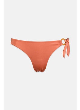 اشتري Women Tie Closure Solid Bikini Bottom, Mauve في السعودية