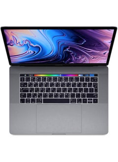 Buy EU/UK Version Arabic Language Waterproof Silicone Keyboard Cover for MacBook Pro 13 &15 Inch 2019/ 2018/2017/2016 with Touch Bar & Touch ID Model:A2159/A1989/A1706/A1990/A1707, Black in UAE