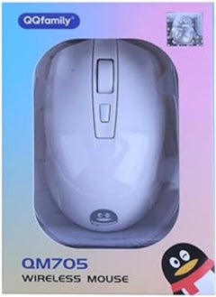 Buy MOUSE QQ FAMILY MODEL: QM705 WIRELESS / 10 M / 2.4 Hz / 1800 dPI / / MIX COLOR in Egypt