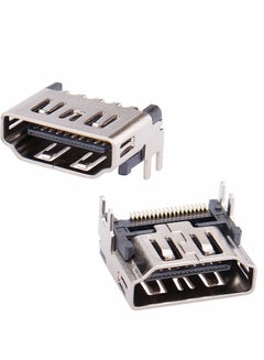 Buy HDMI Port Replacement for Sony Playstation 5 PS5 HDMI Display Socket Connector Jack, Silver/2Pcs in UAE