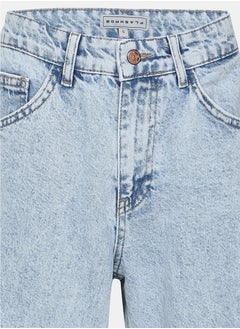 اشتري Baggy Denim Jeans With String Details في الامارات