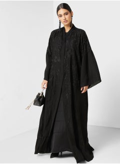 Buy Embroidered Open Abaya in Saudi Arabia