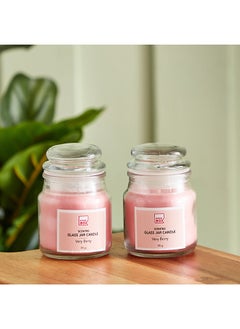 اشتري Audrey Yankee 2-Piece Very Berry Jar Candle Set 85 g في الامارات