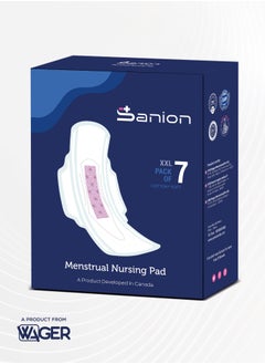 Buy Sanion Menstrual Nursing Pad Sanitary Pad XXL (Pack of 7) in UAE