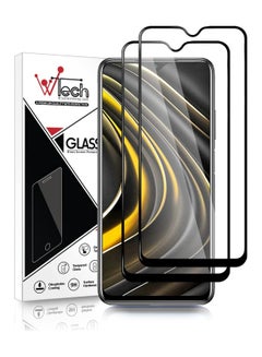 Buy 2-Piece 5D Tempered Glass Screen Protector for Xiaomi Poco M3 in Saudi Arabia