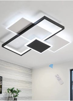 Buy Modern LED Ceiling Light, 2700K-6500K Dimmable LED Ceiling Light with Remote Control in Saudi Arabia