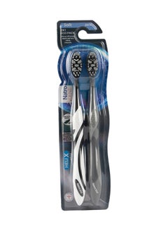 Buy Toothbrush Helix Remove Bad Odors & Tooth Stains Soft - 2 Pc in Saudi Arabia