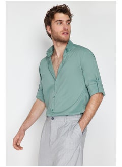 اشتري Mint Slim Fit Shirt With Epaulette Sleeves TMNSS24GO00046 في مصر