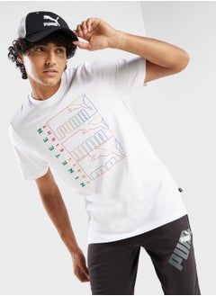 Buy Graphics Iple No. 1 Logo T-Shirt in UAE