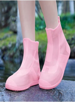 Buy Children's Mid Tube Rain Boot Cover  Pink in Saudi Arabia