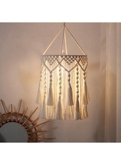 Buy Macrame Hanging Lantern,Boho Pendant Lamp,Tassel in Egypt