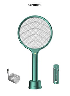 اشتري 2-in-1 Wall-mounted/Handheld Electric Mosquito Swatter 2000mAh 2W BG-A6 Green في السعودية