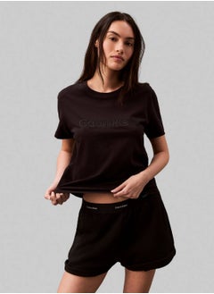 Buy Women's Pyjama Top - Pure Cotton, Black - Cotton in Saudi Arabia