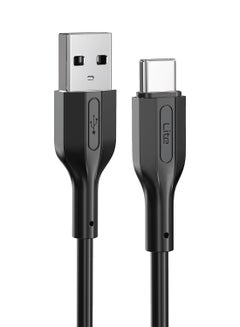 Buy Moxedo Lite USB to USB-C Fast Charging Cable 1M Compatible for Samsung Galaxy S21, Note 20, M12, M52, A13, A23, A53, MacBook Pro, Nintendo Switch, Huawei, PS5, etc. (Black) in UAE