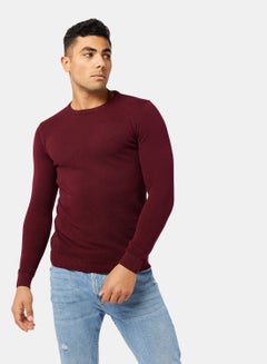 Buy Basic Knit Long Sleeve Pullover in Egypt