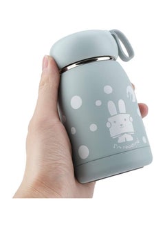 Buy Kids Vacuum-Insulated Water Bottle,Mini Thermos, Vacuum Cup Insulated Coffee Bottle, 320ml Mini Vacuum Mug Cute Thermos,Stainless Steel Cute Rabbit Pattern Vacuum Cup Mug Thermos Cup (Blue), wate in UAE