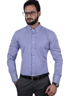 Buy Shirt For Men Button Down Regular Slim Fit in UAE