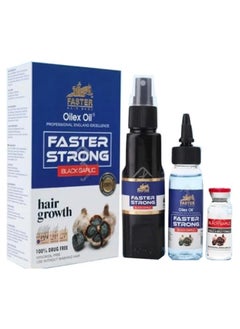 اشتري Strong Hair Growth With Black Garlic 3 Pieces – 100ml في مصر