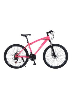 Buy MACCE disc brake 21 speed Mountain bike, spoked wheel 26 "  - pink in UAE
