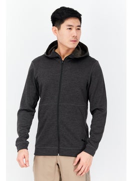 Buy Men Sportswear Fit Training Hoodie, Grey in UAE