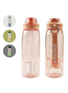 Buy SHOTAY Sports Water Bottles 1L BPA Free And Leakproof, Fast Flow With Removable Straw, Gym Water Bottle For School, Fitness And Outdoor Sports. in Saudi Arabia