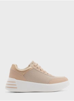 Buy Mixed Texture Chunky Sole Sneaker in UAE