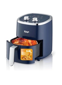 اشتري Air Fryer Smart interface with intuitive digital control panel R.5006B 4.8L 1200W Blue في مصر