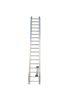 اشتري Singapore Extension Aluminum Ladder - Lightweight Ladder for Home, Office & Outdoor Use | 18+18 Steps Folding Ladder with Anti-Slip Design | Heavy-Duty Multi-Use Ladder | 10 Meter في الامارات