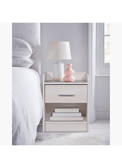 Buy Bella 1-Drawer Nightstand 50x91x40 cm in UAE