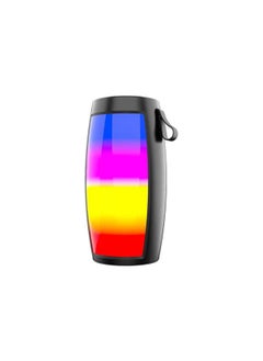 اشتري New Pulse 1202 Bluetooth Speaker Colorful Night LightBlack Black في الامارات