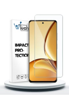 Buy Realme C63 5G 2024 Premium Series Curved Edges 9H 2.5D Tempered Glass Screen Protector - Clear in Saudi Arabia